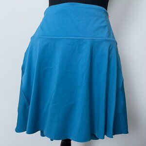 Athleta Ace Turquoise High Rise Tennis Skort Size M